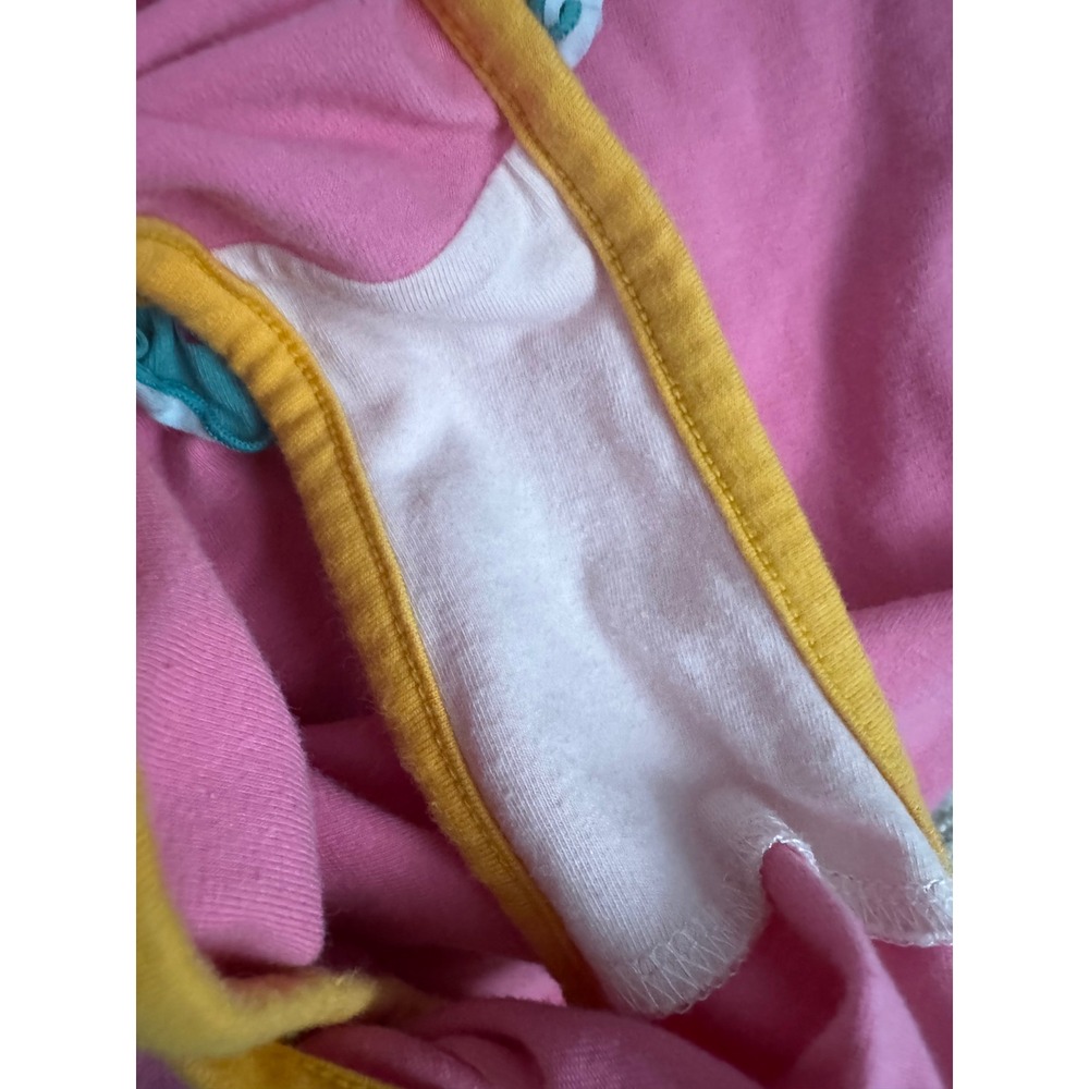 Matilda Jane Moments with You Born to Dance‎ Leotard Pink Teal Ruffle Size 8 - Picture 4 of 5